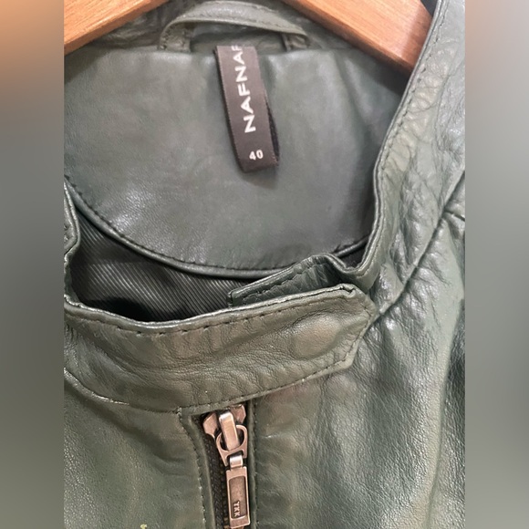 Naf Naf France genuine leather jacket. - Picture 3 of 5